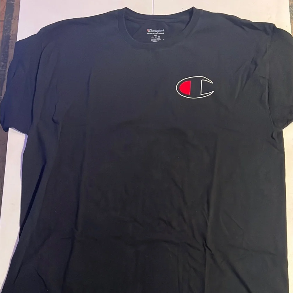 Champion Men's Black T-Shirt 2XL - Picture 1 of 11